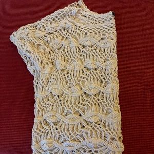 Women’s knitted khaki top.